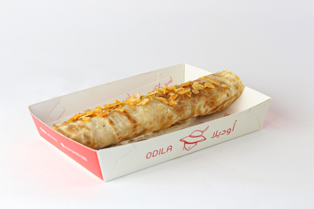 جباتي مع الشيبس / Chapati with chips